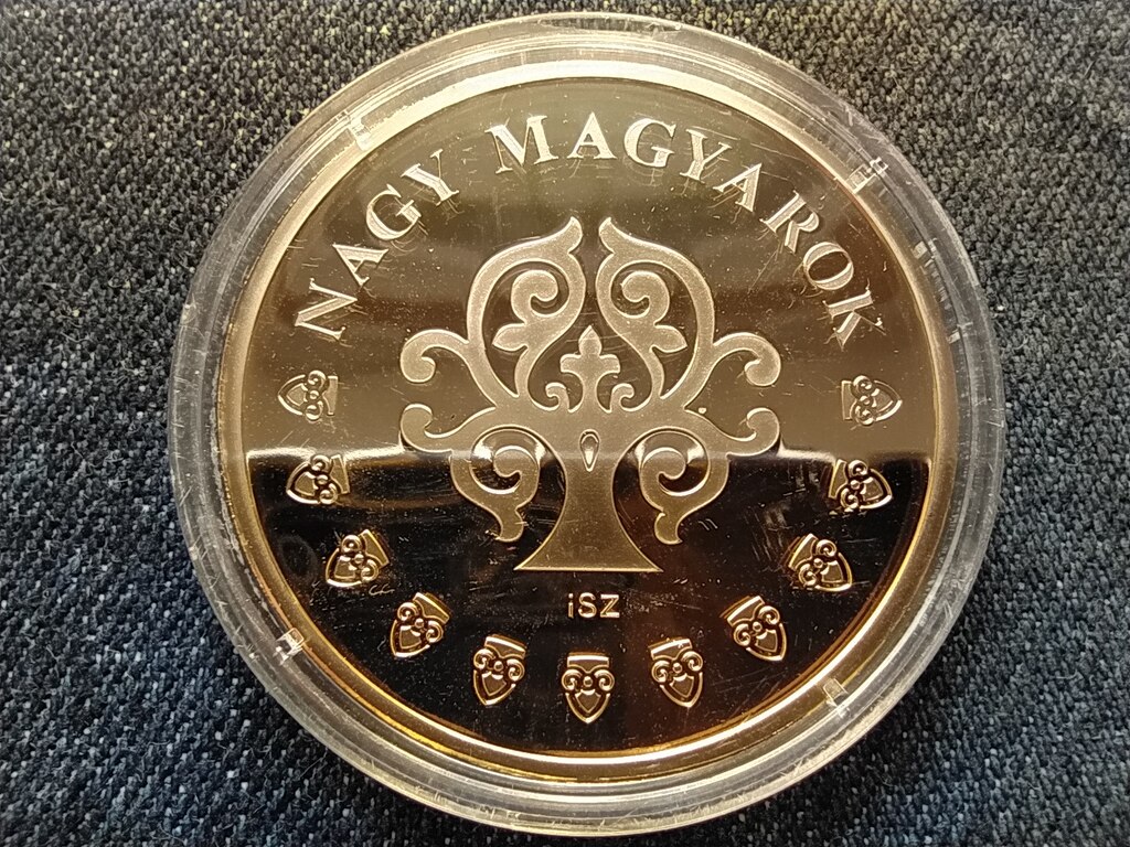 Nagy Magyarok II. R&aacute;k&oacute;czi Ferenc (1704-1711) aranyozott r&eacute;z &Eacute;rem