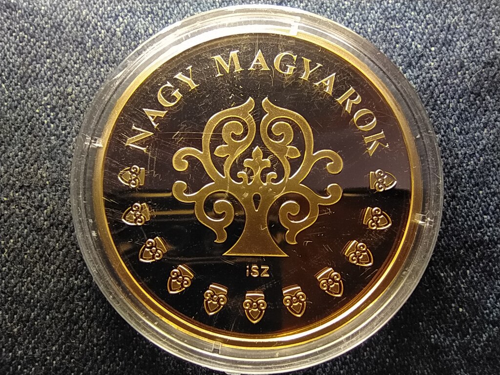 Nagy Magyarok Kazinczy Ferenc (1759-1831) aranyozott r&eacute;z &eacute;rem