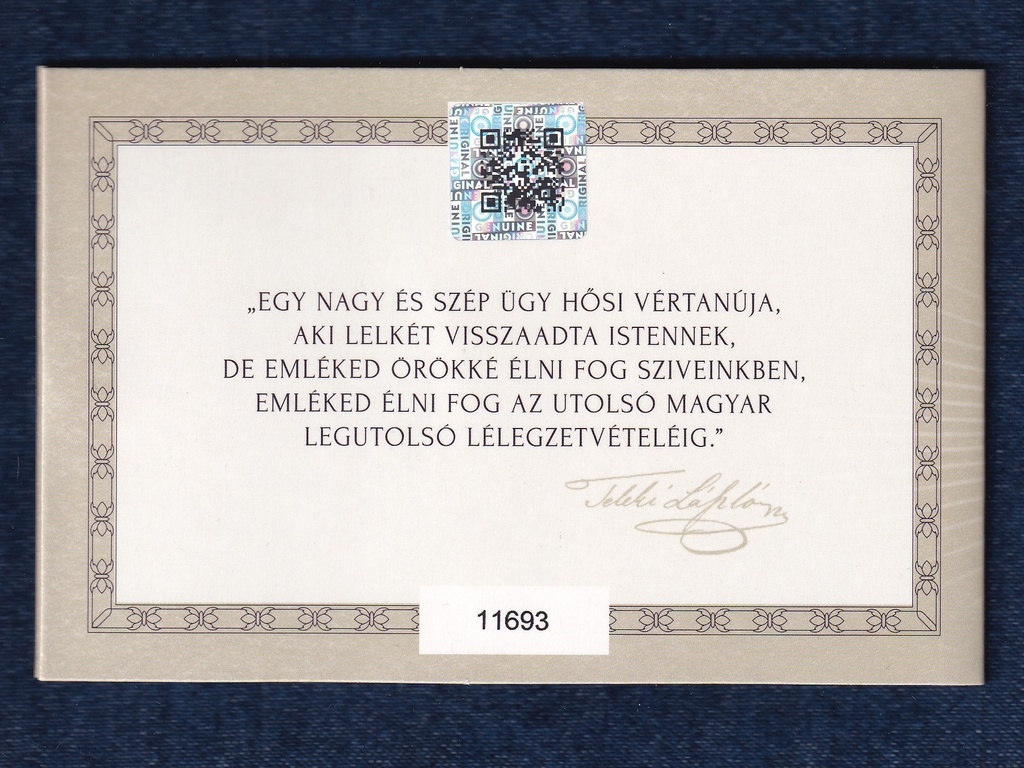 Magyarorsz&aacute;g Batthy&aacute;ny Lajos v&eacute;rtan&uacute;s&aacute;g&aacute;nak 175. &eacute;vfordul&oacute;ja 200 Forint 