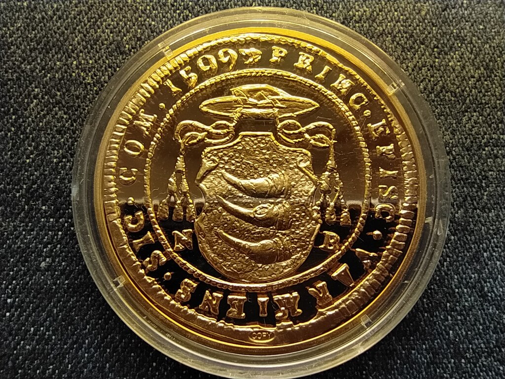 Magyar aranyp&eacute;nzek ut&aacute;nveretben B&aacute;thory Andr&aacute;s 10 duk&aacute;t .999 &Eacute;rem