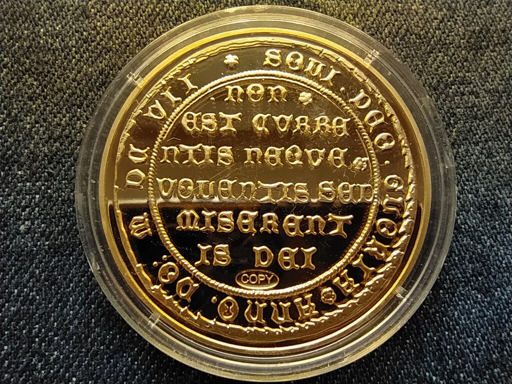 Magyar aranyp&eacute;nzek ut&aacute;nveretben R&aacute;k&oacute;czi Zsigmond 10 gulden .999 &Eacute;rem