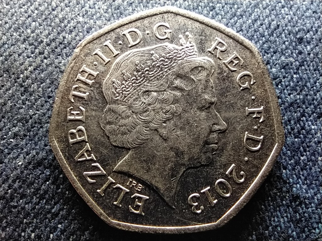 Anglia Christopher Ironside centen&aacute;riuma 50 Penny 
