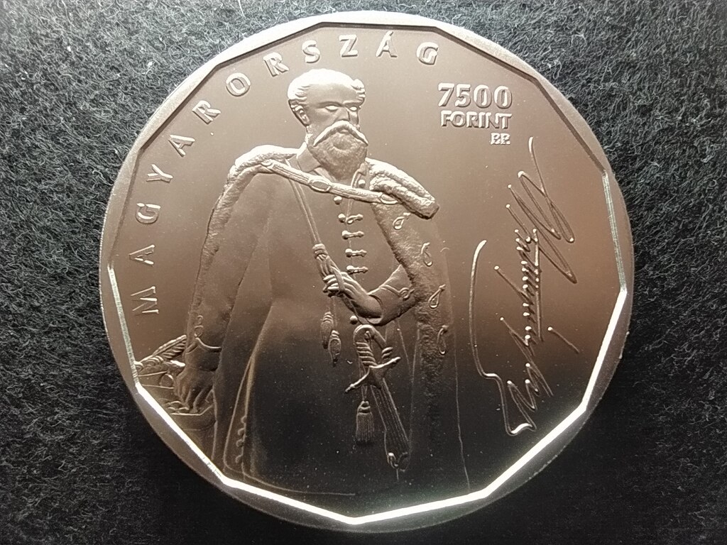 Magyarorsz&aacute;g Batthy&aacute;ny Lajos &eacute;s a 13 aradi v&eacute;rtan&uacute; 7500 Forint 