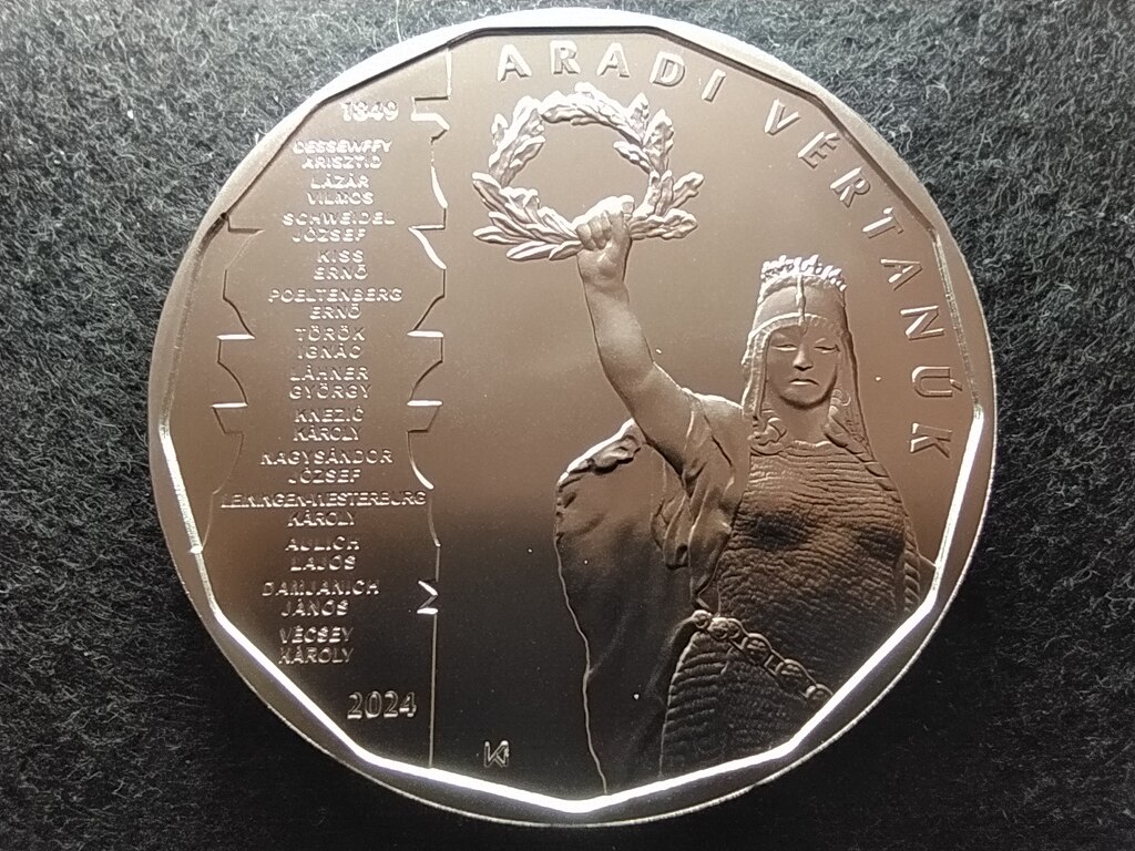 Magyarorsz&aacute;g Batthy&aacute;ny Lajos &eacute;s a 13 aradi v&eacute;rtan&uacute; 7500 Forint 