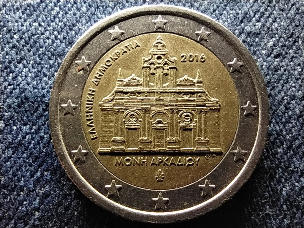 G&ouml;r&ouml;gorsz&aacute;g Arkadi Kolostor 2 Euro 