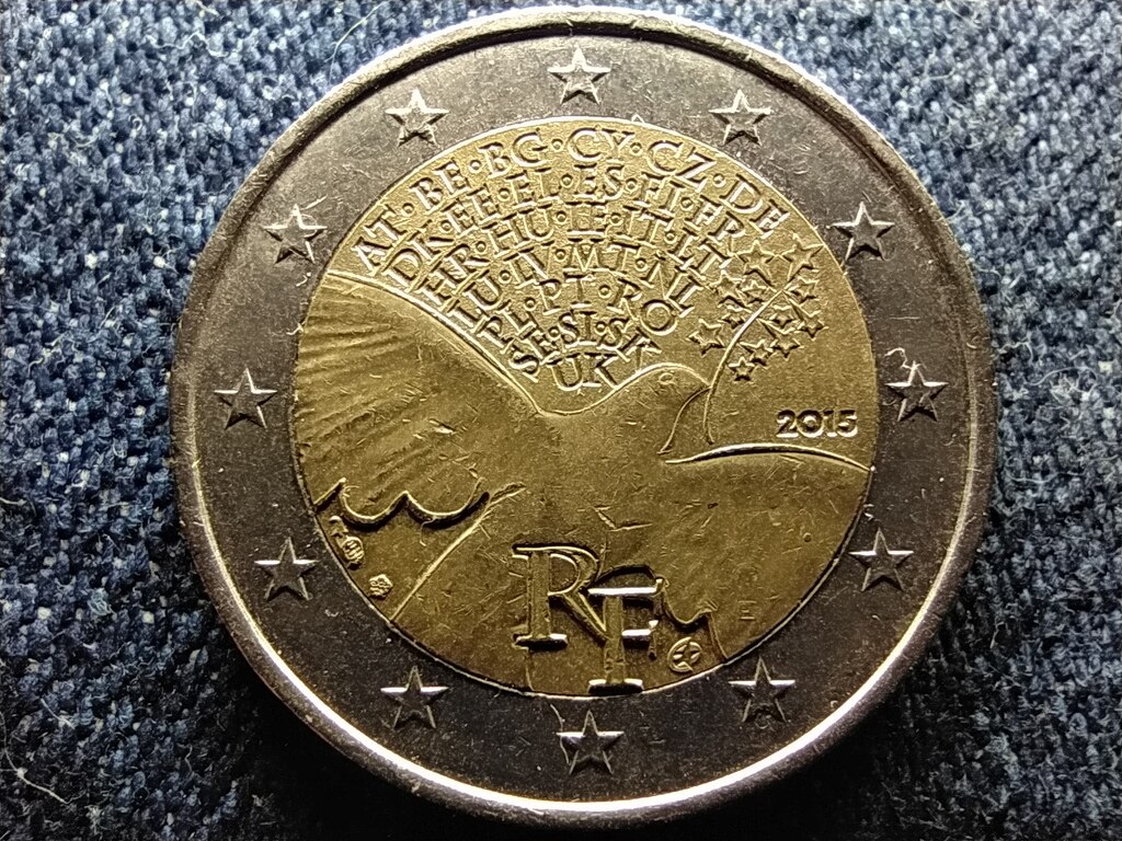 Franciaorsz&aacute;g A II. Vil&aacute;gh&aacute;bor&uacute; befejez&eacute;se 2 Euro 