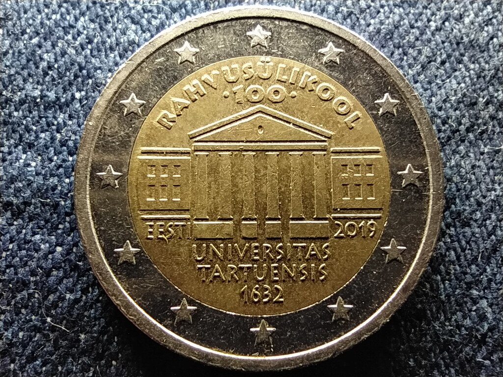 &Eacute;sztorsz&aacute;g Tartui Egyetem 2 Euro 