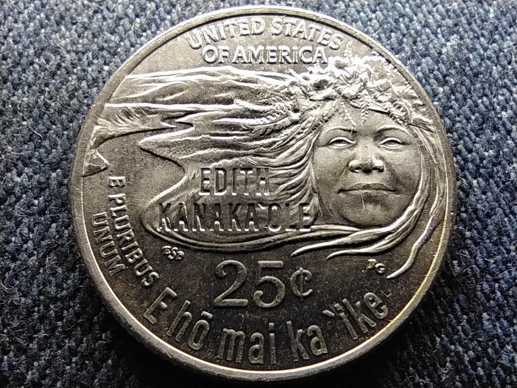 USA Edith Kanakaʻole 1/4 Doll&aacute;r 