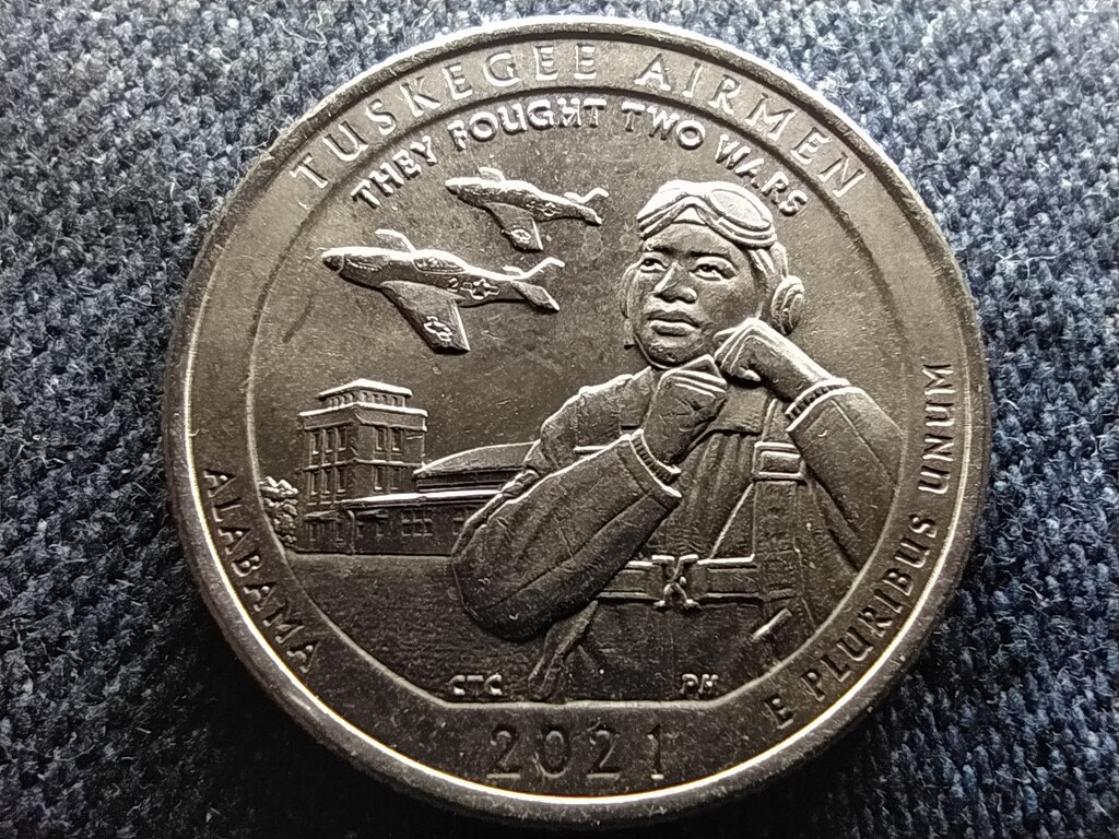 USA A gy&ouml;ny&ouml;rű Amerika Alabama 1/4 Doll&aacute;r 