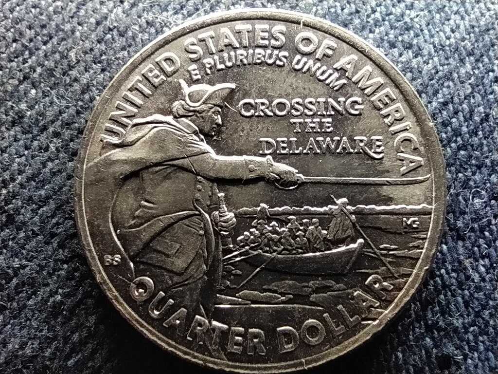 USA "Washington Quarter" Delaware &aacute;tkel&eacute;se 1/4 Doll&aacute;r 