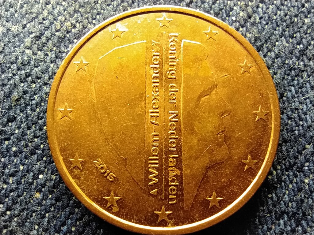 Hollandia S&aacute;ndor Vilmos 5 Euro Cent 