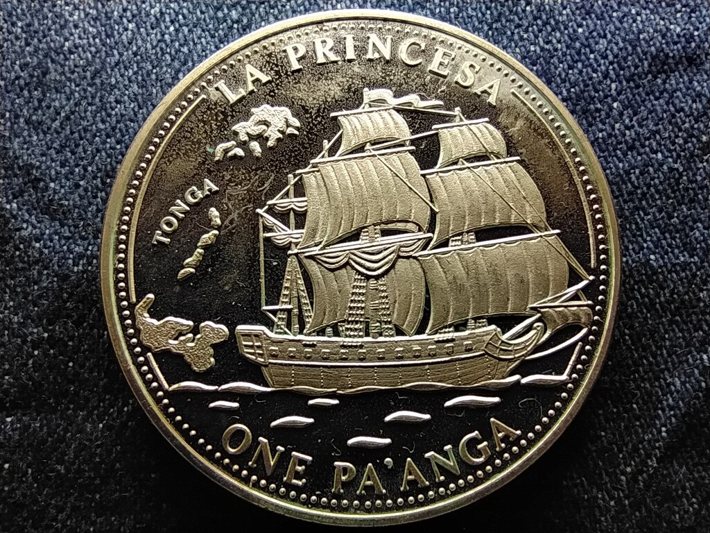 Tonga A hercegnő La Princesa .925 Ez&uuml;st 1 Paanga 