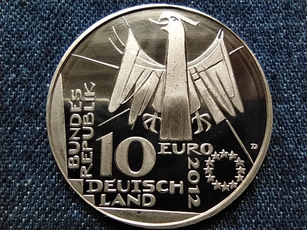 N&eacute;metorsz&aacute;g 100 &eacute;ves N&eacute;met Nemzeti K&ouml;nyvt&aacute;r 10 Euro