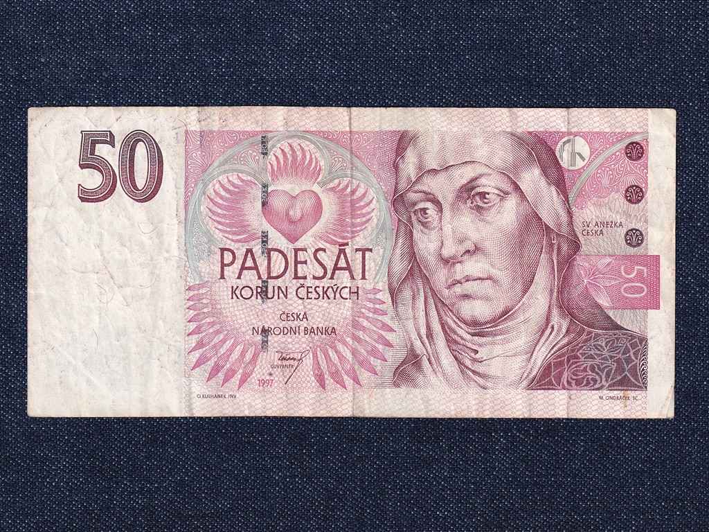 Csehorsz&aacute;g K&ouml;zt&aacute;rsas&aacute;g (1993-) 50 Korona bankjegy