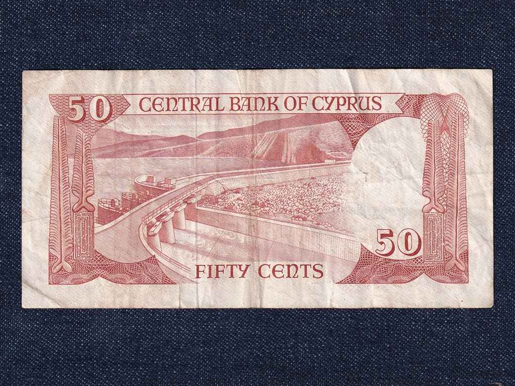 Ciprus K&ouml;zt&aacute;rsas&aacute;g (1960-0) 50 Cent bankjegy