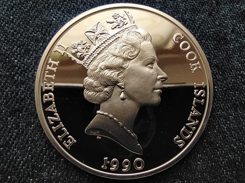 Cook-szigetek B&ouml;l&eacute;ny .925 ez&uuml;st 50 Doll&aacute;r