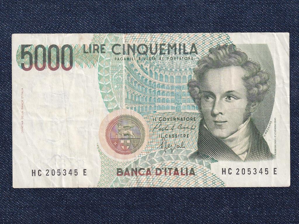 Olaszorsz&aacute;g 5000 L&iacute;ra bankjegy