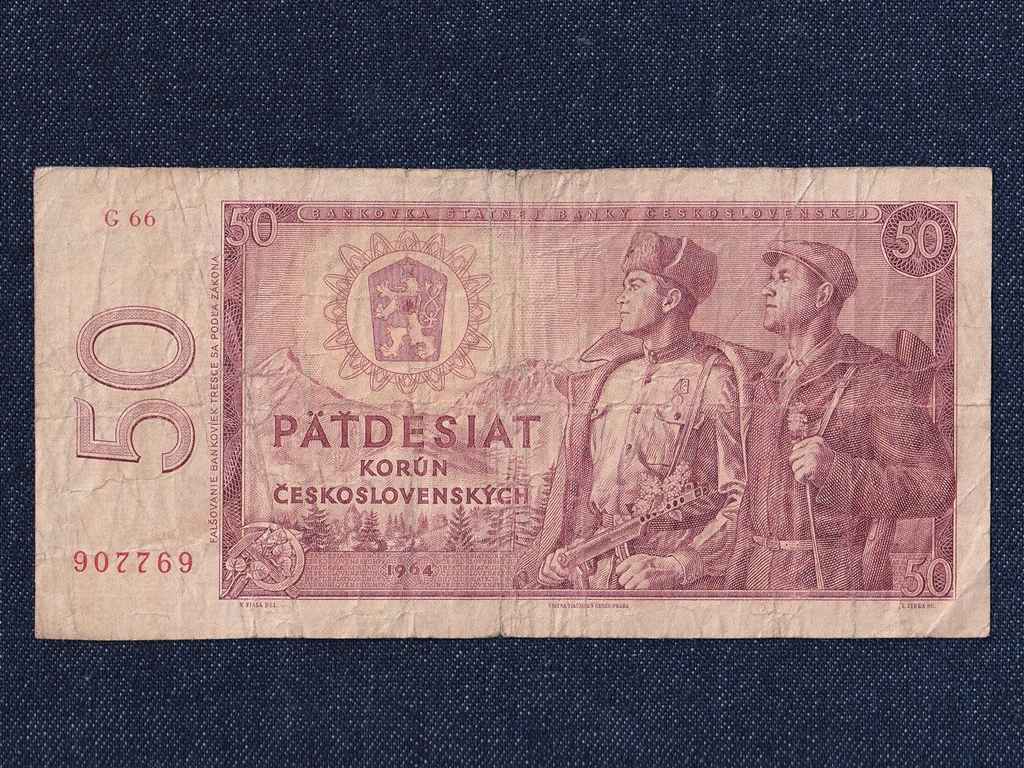Csehszlov&aacute;kia 50 Korona bankjegy