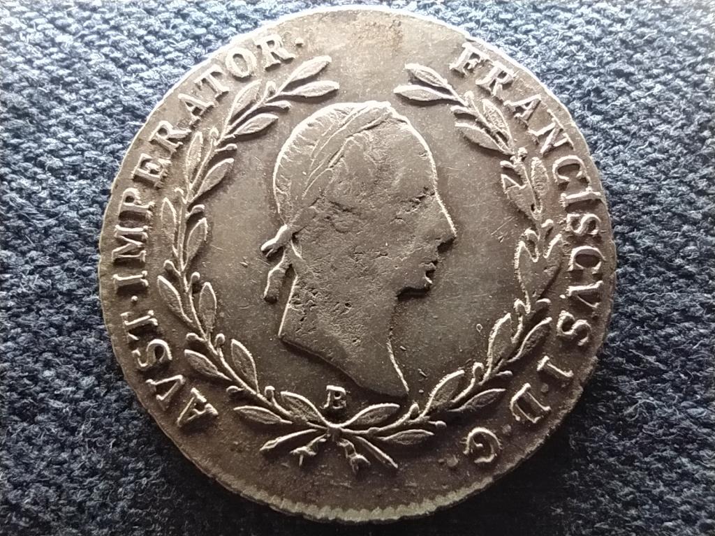 Ausztria II. Ferenc .583 ez&uuml;st 20 Krajc&aacute;r