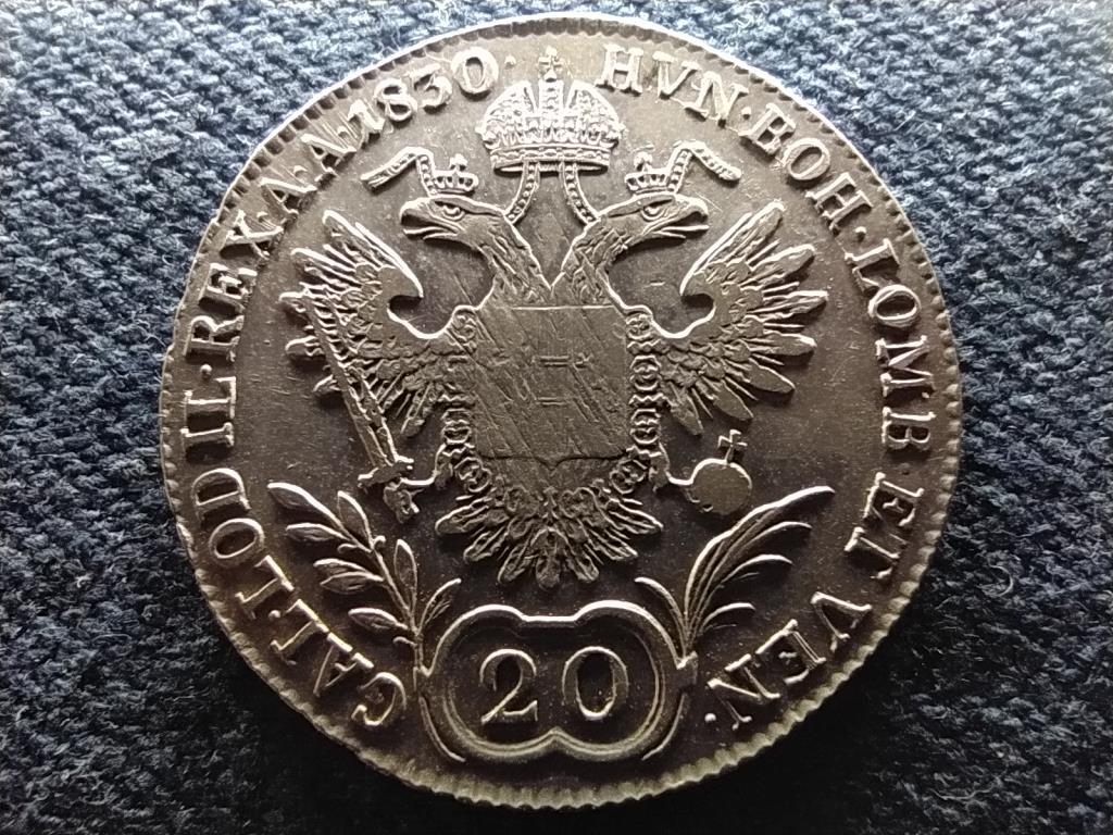 Ausztria II. Ferenc .583 ez&uuml;st 20 Krajc&aacute;r