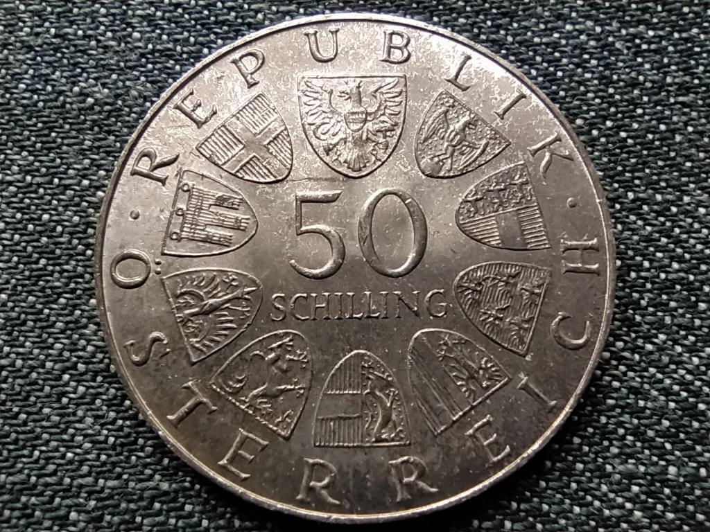 Ausztria 350 &eacute;ves a Salzburgi Egyetem .900 ez&uuml;st 50 Schilling