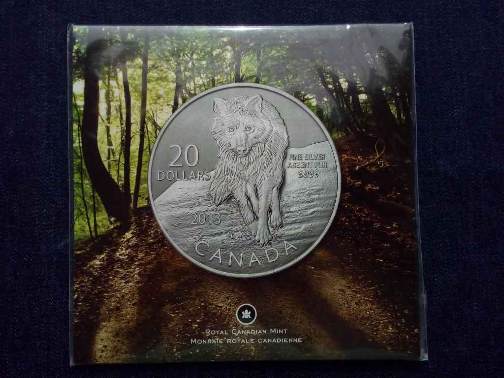 Kanada A farkas .999 ez&uuml;st 20 Doll&aacute;r