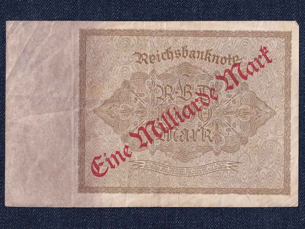 N&eacute;metorsz&aacute;g Weimari K&ouml;zt&aacute;rsas&aacute;g (1919-1933) 1 milli&aacute;rd M&aacute;rka bankjegy