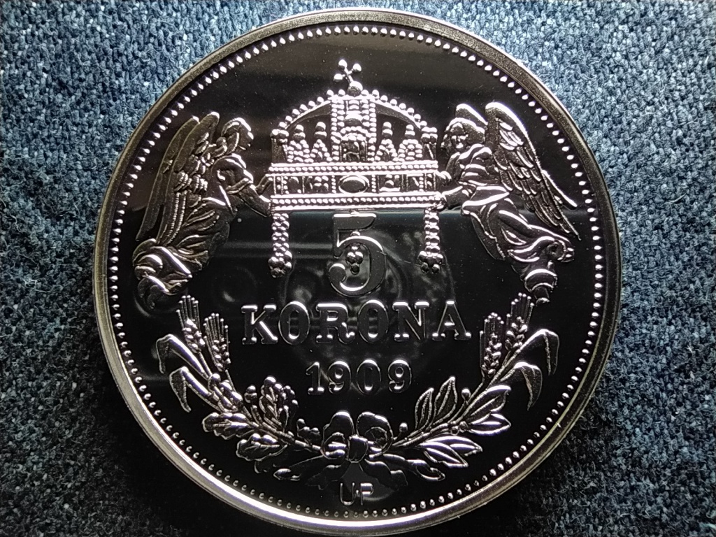 Kir&aacute;lyi Koron&aacute;k Ut&aacute;nveretben II. G&eacute;za 5 korona .999 ez&uuml;st