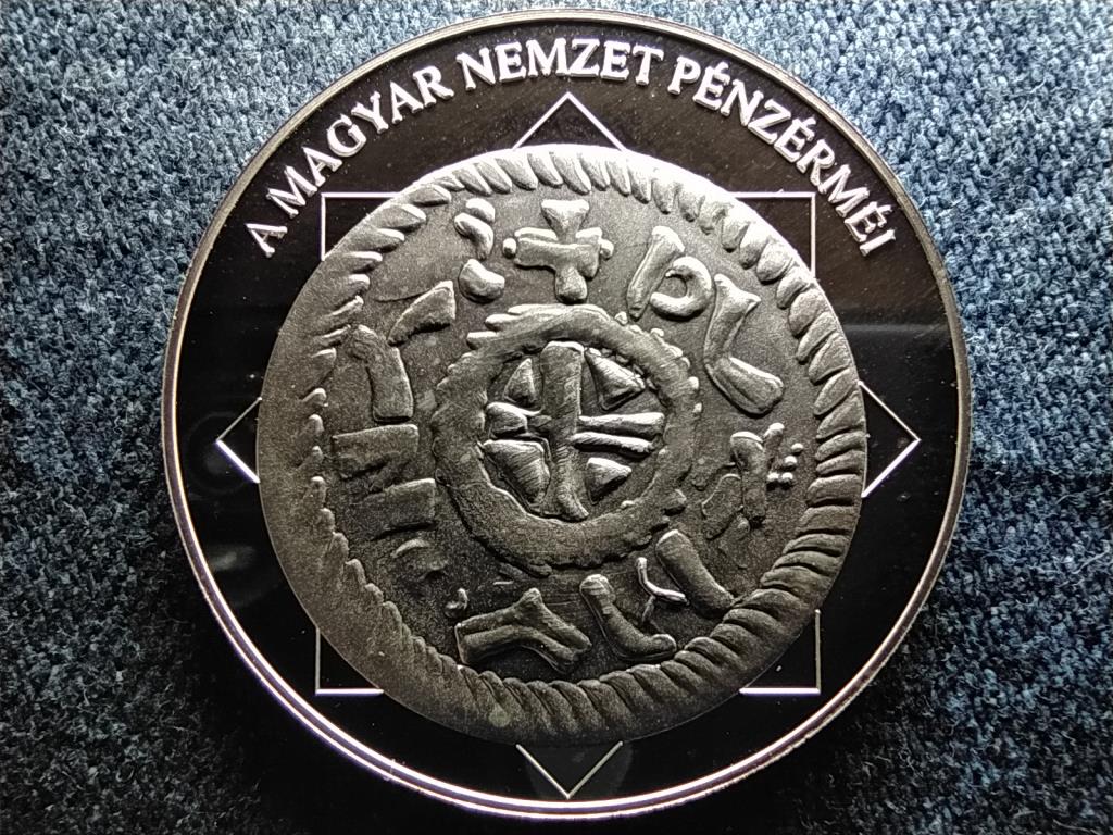 A magyar nemzet p&eacute;nz&eacute;rm&eacute;i Az utols&oacute; hercegi p&eacute;nz 1064-1074 .999 ez&uuml;st