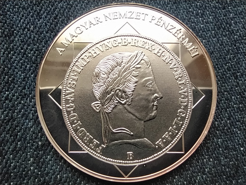 A magyar nemzet p&eacute;nz&eacute;rm&eacute;i Az utols&oacute; magyar tall&eacute;r 1835-1848 .999 ez&uuml;st