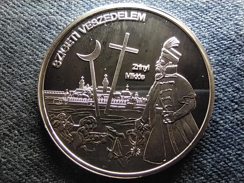 Nemzet&uuml;nk nagyjai Zr&iacute;nyi Mikl&oacute;s .999 ez&uuml;st