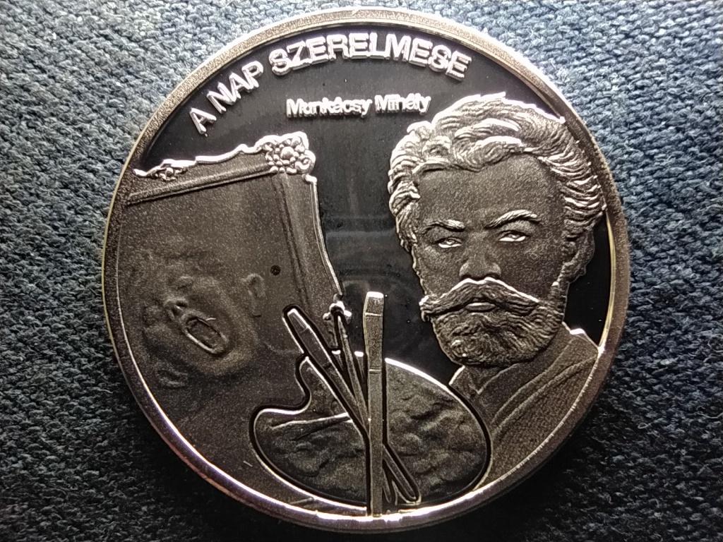 Nemzet&uuml;nk nagyjai Munk&aacute;csy Mih&aacute;ly .999 ez&uuml;st