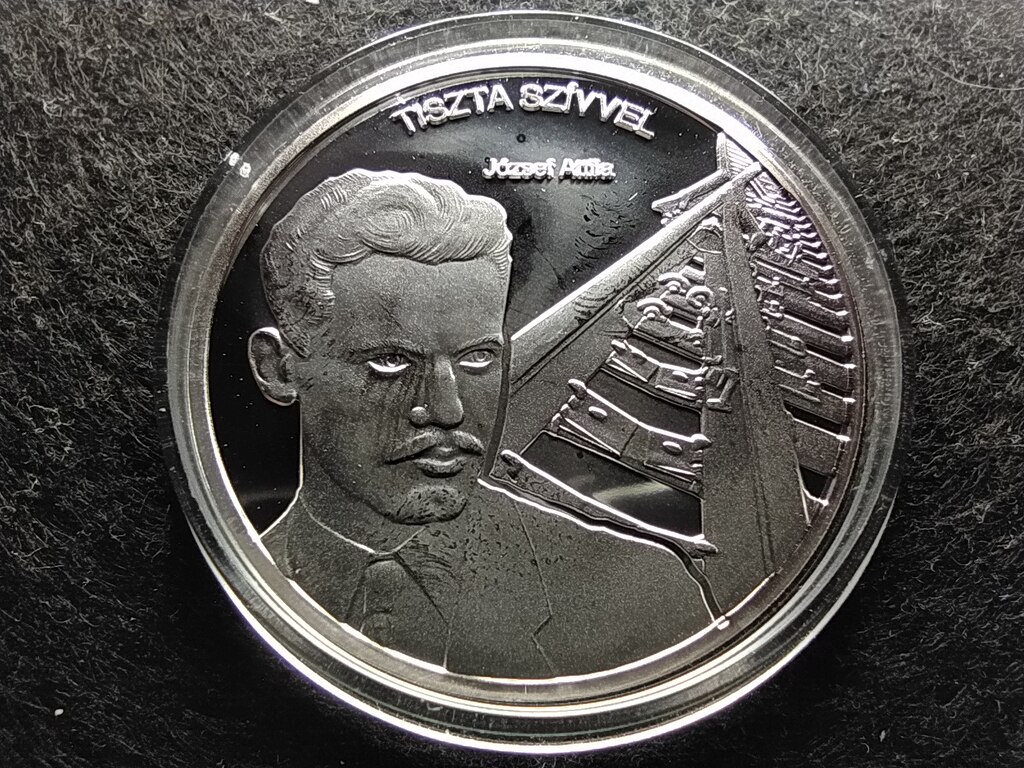 Nemzet&uuml;nk nagyjai J&oacute;zsef Attila .999 ez&uuml;st
