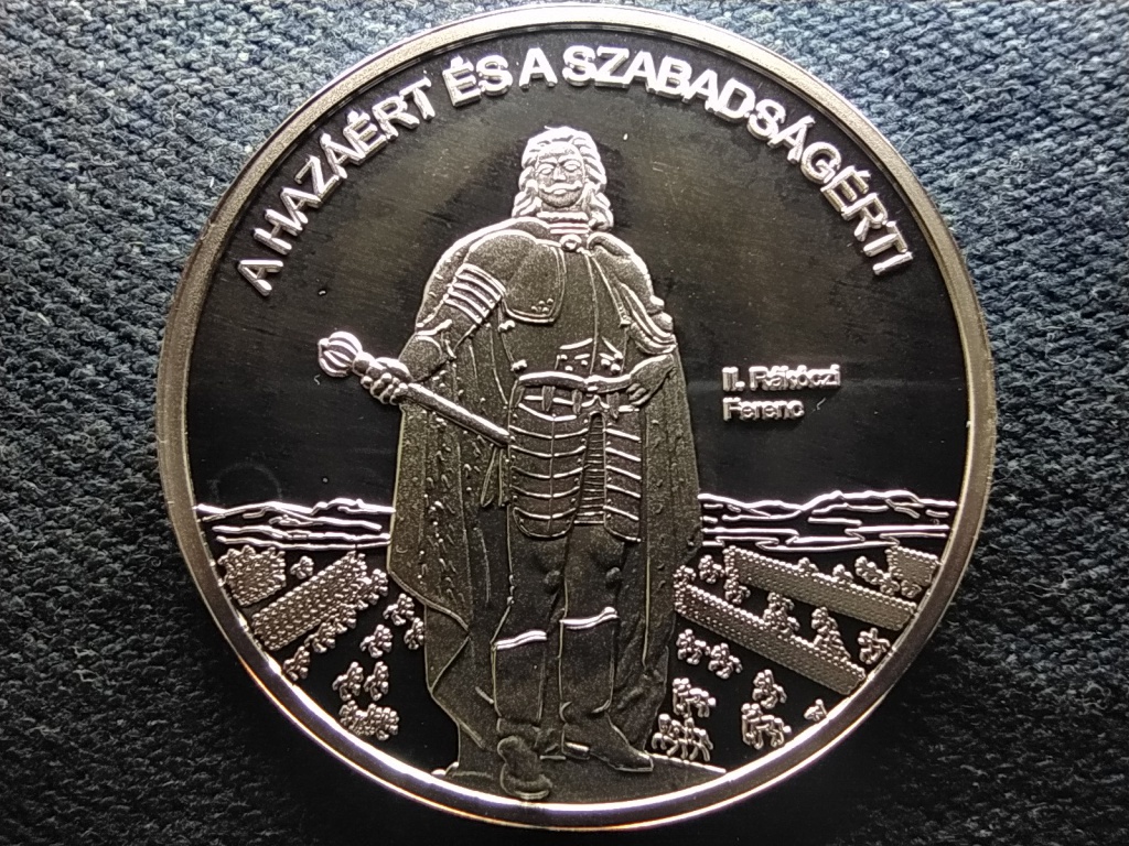 Nemzet&uuml;nk nagyjai II. R&aacute;k&oacute;czi Ferenc .999 ez&uuml;st