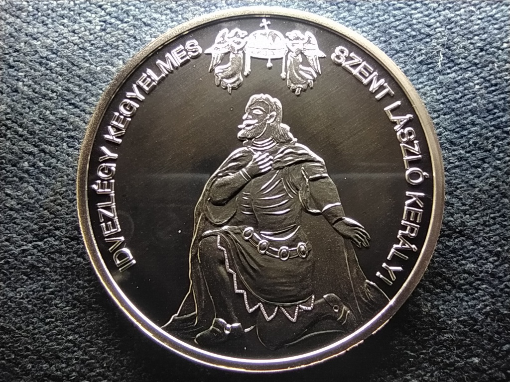 Nemzet&uuml;nk nagyjai Szent L&aacute;szl&oacute; .999 ez&uuml;st