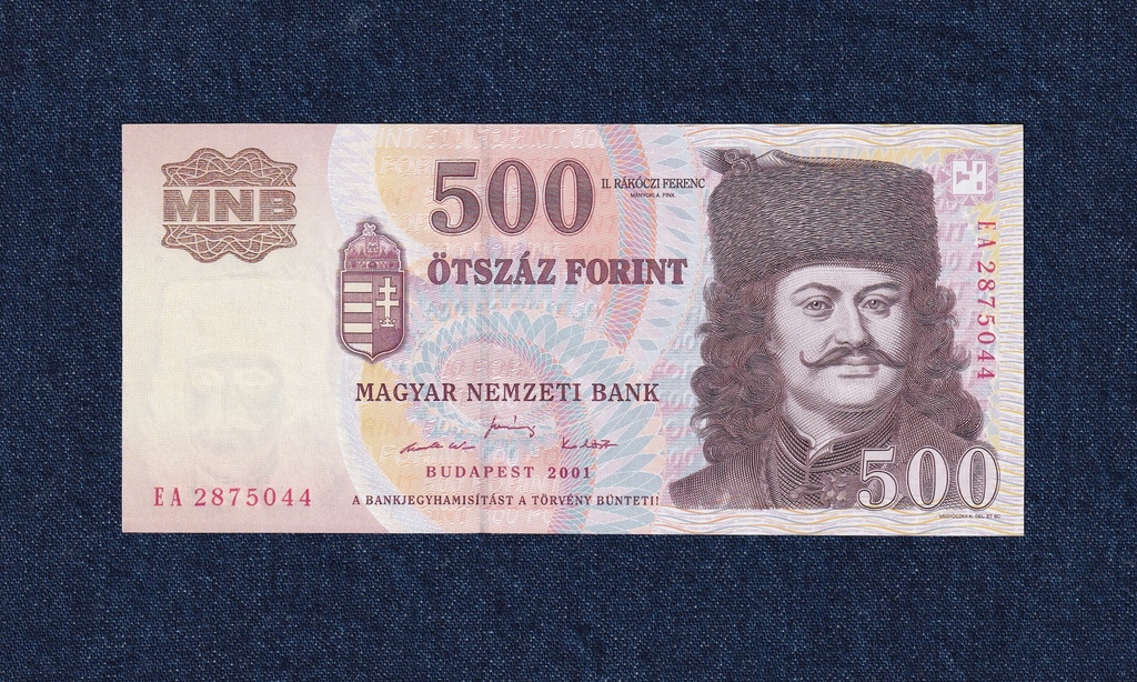 Harmadik Magyar K&ouml;zt&aacute;rsas&aacute;g (1989-napjainkig) 500 Forint bankjegy