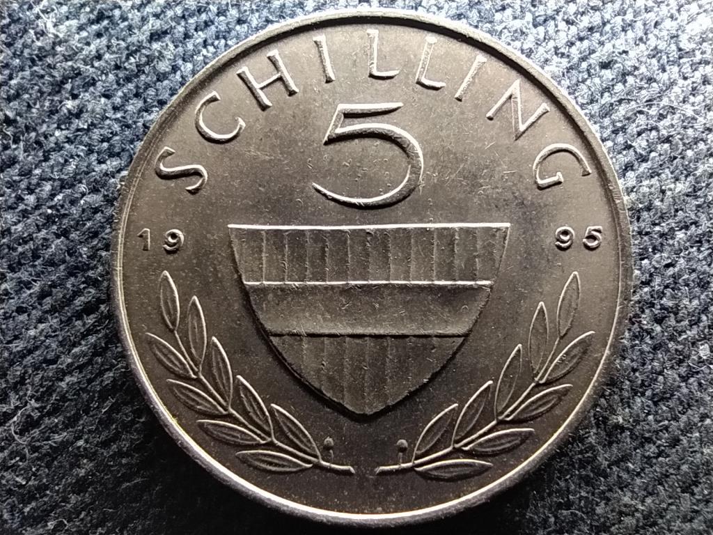Ausztria r&eacute;z-nikkel 5 Schilling