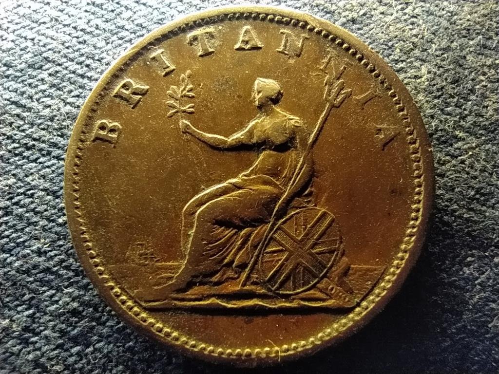 Anglia III. Gy&ouml;rgy r&eacute;z 1 Penny