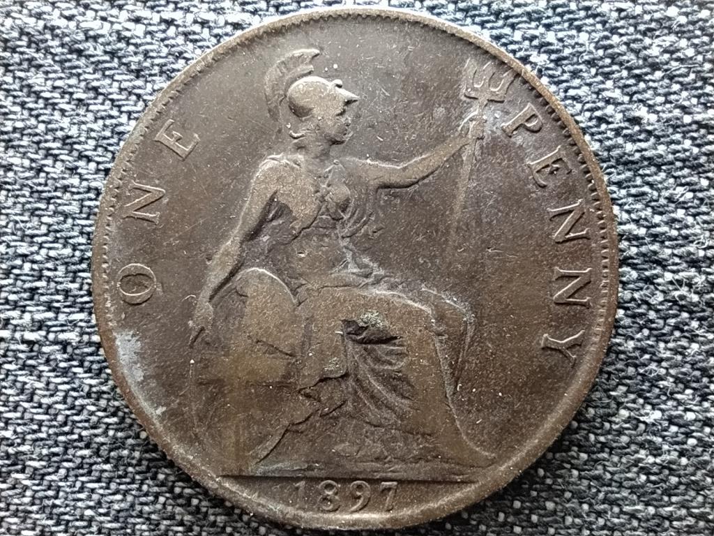 Anglia Vikt&oacute;ria (1837-1901) 1 Penny