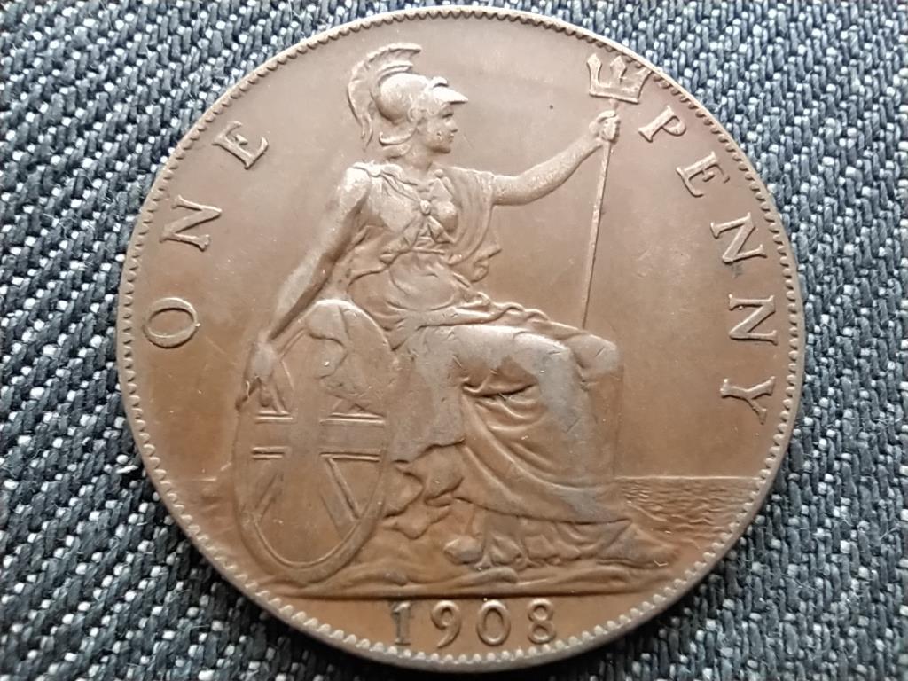Anglia VII. Edu&aacute;rd (1901-1910) 1 Penny