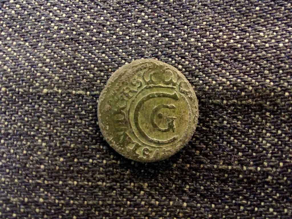 Sv&eacute;dorsz&aacute;g X. K&aacute;roly Guszt&aacute;v ez&uuml;st 1 solidus