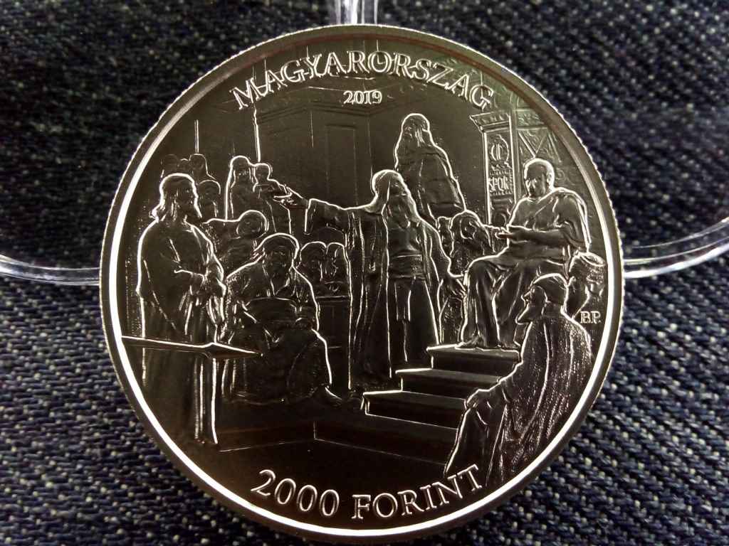 Munk&aacute;csy Mih&aacute;ly r&eacute;z-nikkel 2000 Forint