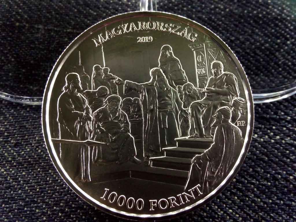 Munk&aacute;csy Mih&aacute;ly .925 ez&uuml;st 10000 Forint