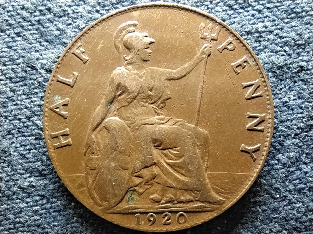 Anglia V. Gy&ouml;rgy (1910-1936) 1/2 Penny