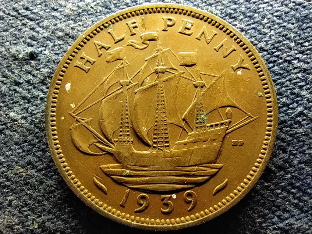 Anglia VI. Gy&ouml;rgy (1936-1952) 1/2 Penny 