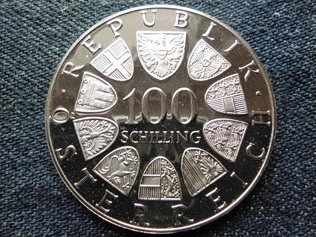 Ausztria B&eacute;csi Nemzetk&ouml;zi K&ouml;zpont .640 ez&uuml;st 100 Schilling