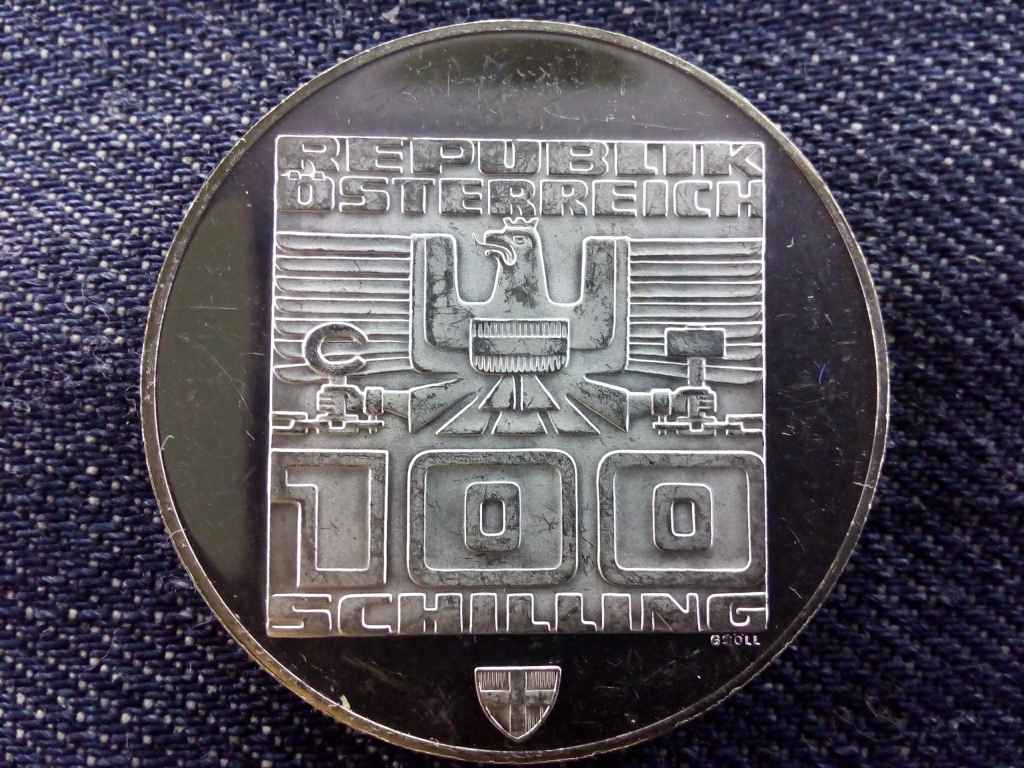 Ausztria XII. Innsbrucki t&eacute;li Olimpiai j&aacute;t&eacute;kok .640 ez&uuml;st 100 Schilling