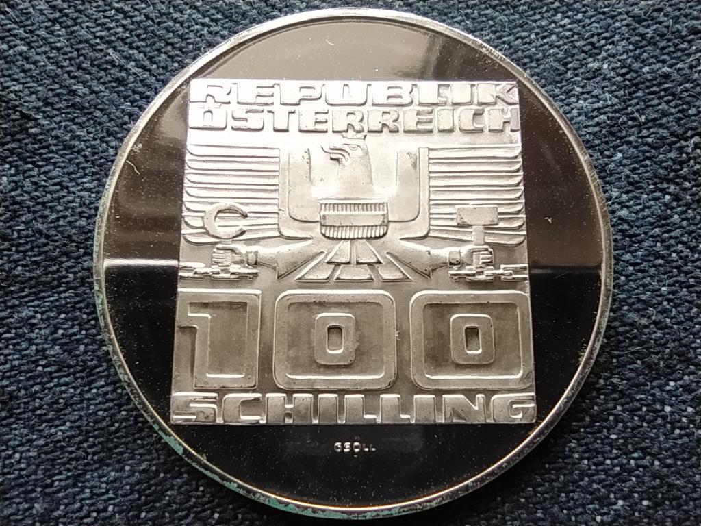 Ausztria 20 &eacute;ves az &Aacute;llamszerződ&eacute;s .640 ez&uuml;st 100 Schilling