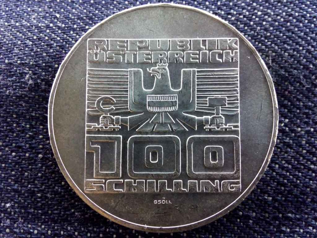 Ausztria 50 &eacute;ves a Schilling .640 ez&uuml;st 100 Schilling