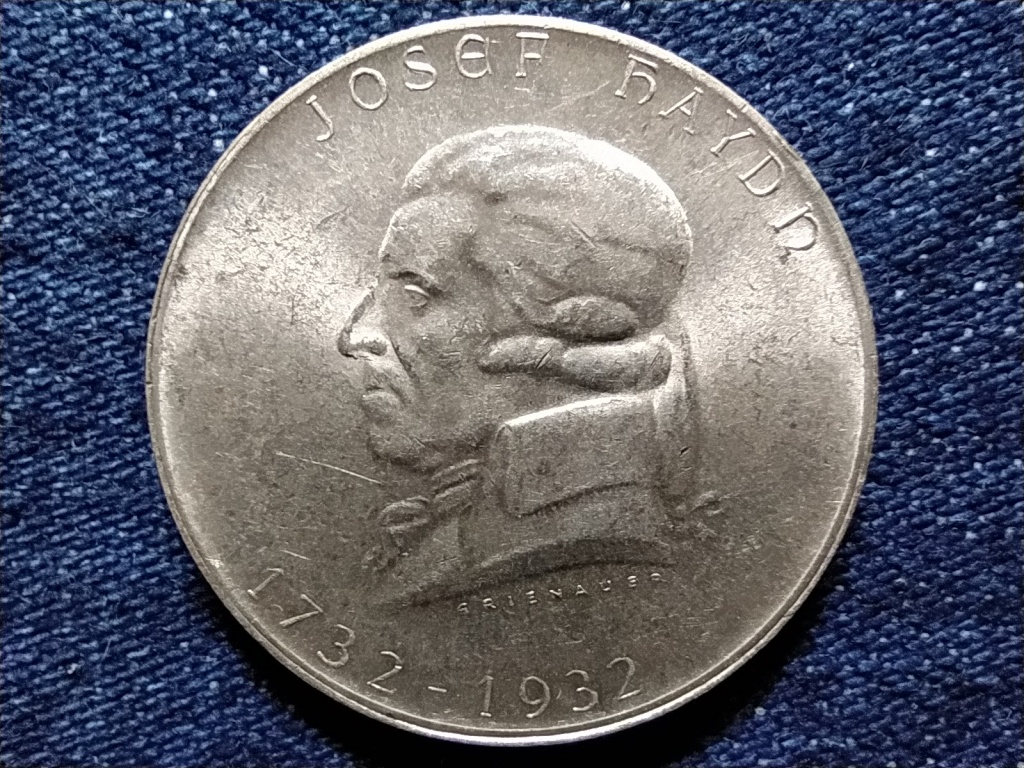 Ausztria 200 &eacute;ve sz&uuml;letett Joseph Haydn .640 ez&uuml;st 2 Schilling